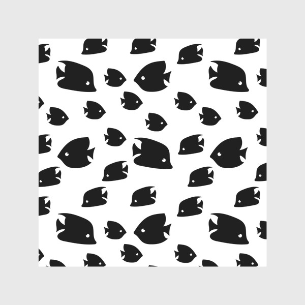 Скатерть «Черные рыбы»