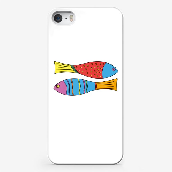 Чехол iPhone «Цветные рыбки»