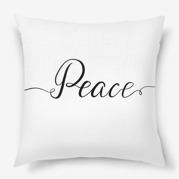 Подушка «Peace. Мирный протест»