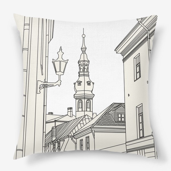 Подушка «Старый город»
