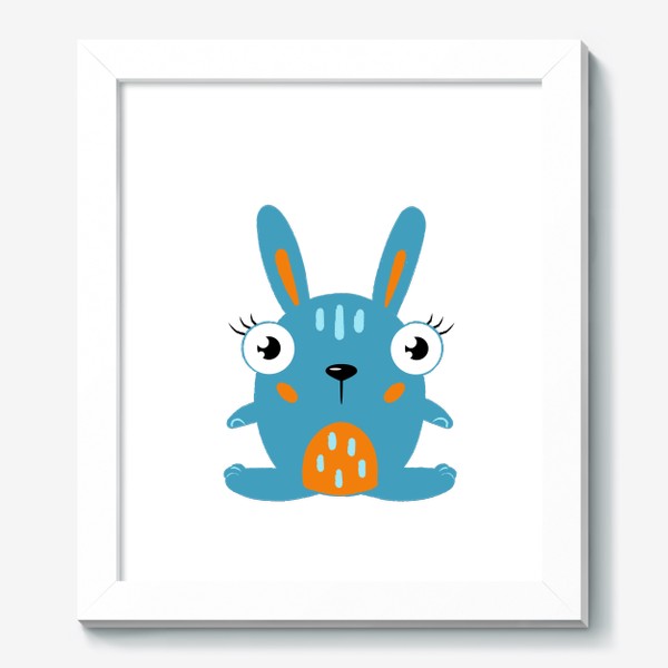 Картина «Смешной заяц, новогодний кролик, зайчик 2023»