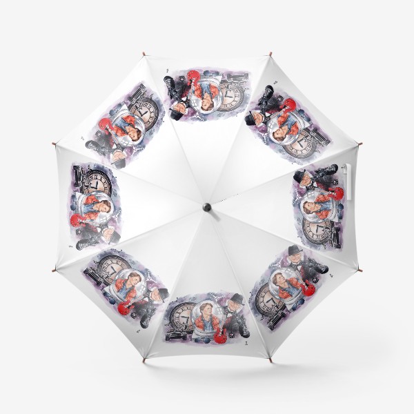 Зонт «назад в будущее»