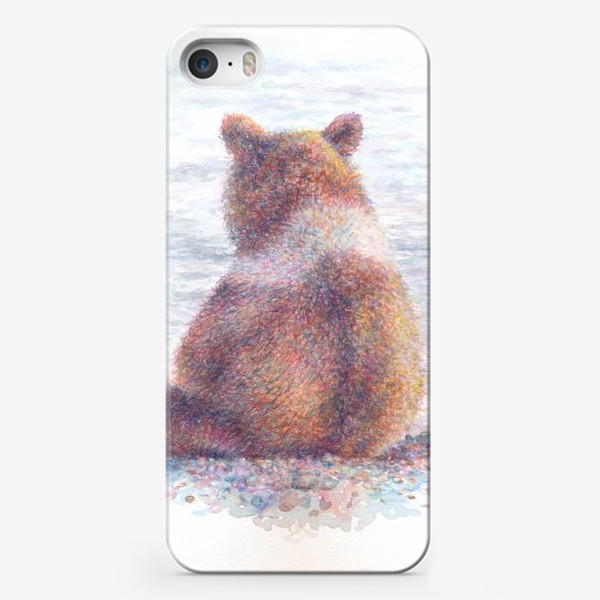 Чехол iPhone «Мишка,медвежонок , море »