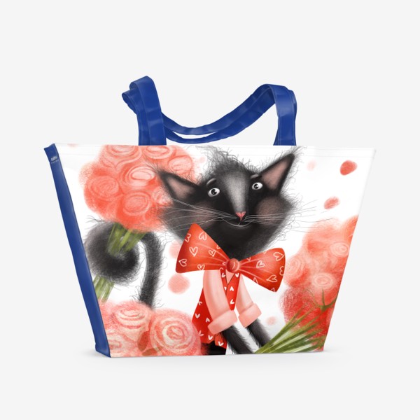 Пляжная сумка &laquo;Весенний кот&raquo;