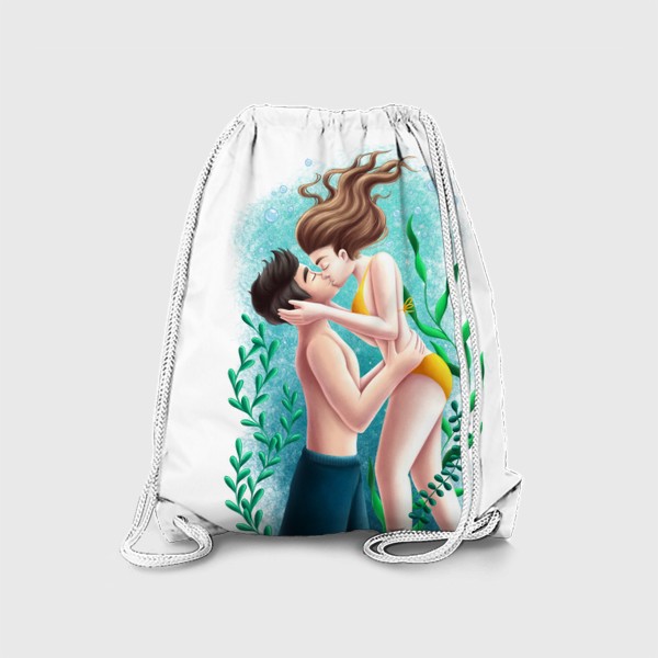 Рюкзак «Влюбленная пара под водой»