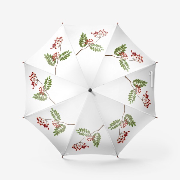 Зонт «Ветка рябины»