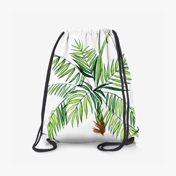 Рюкзак «Пальма акварельная тропический принт»