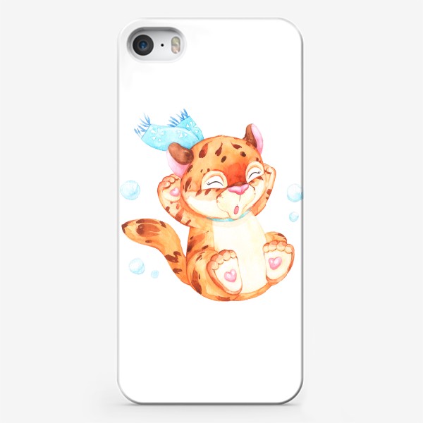 Чехол iPhone «Зимний тигр»