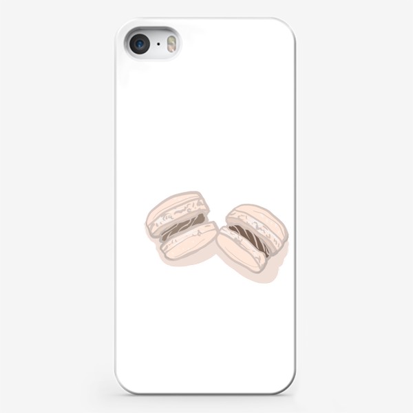 Чехол iPhone «Макаронс пудра»