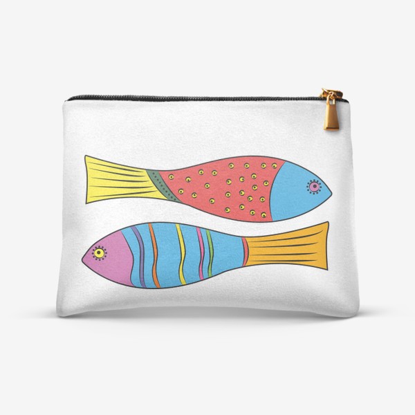 Косметичка «Цветные рыбки»