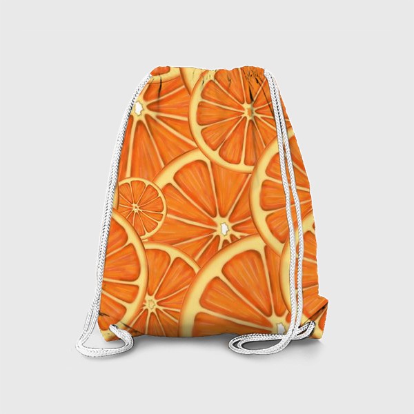Рюкзак «Апельсины. Бесшовный паттерн»