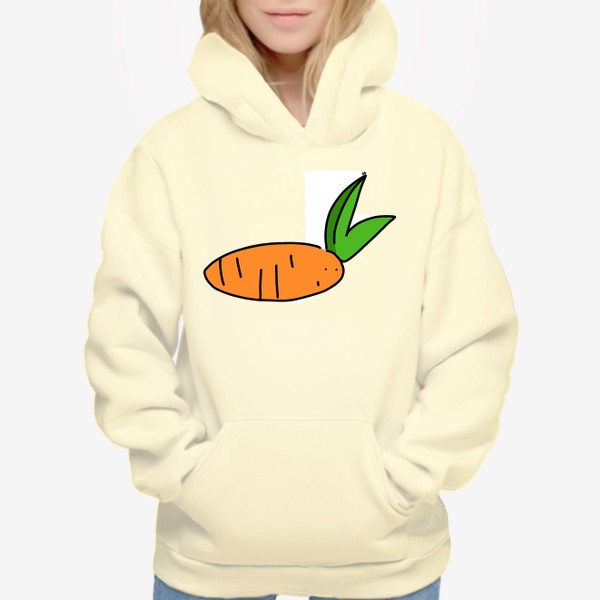 Худи «Кролик-морковка. Морколик. Фантазийная селекция »
