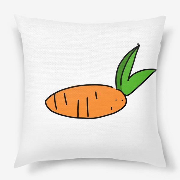 Подушка «Кролик-морковка. Морколик. Фантазийная селекция »