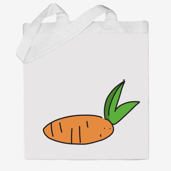 Сумка хб «Кролик-морковка. Морколик. Фантазийная селекция »