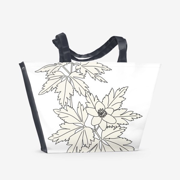 Пляжная сумка «Лесные анемоны»