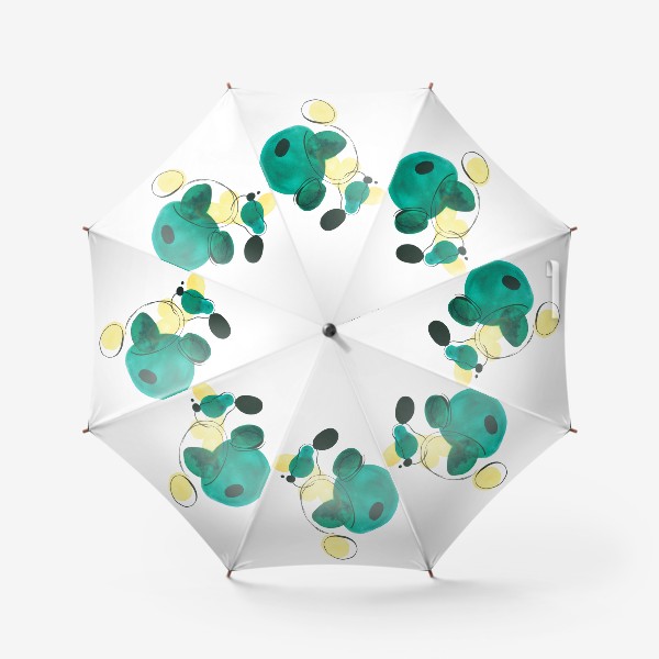 Зонт «Абстрактные пятна, камни, графика, акварель.»