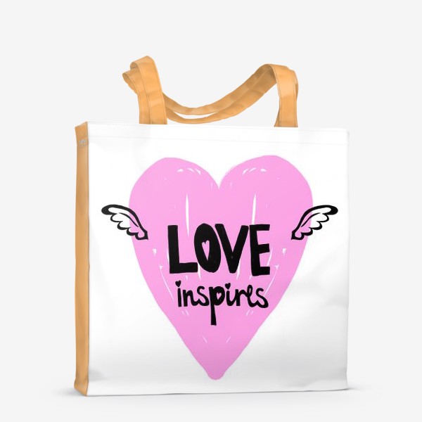 Сумка-шоппер «Любовь вдохновляет»