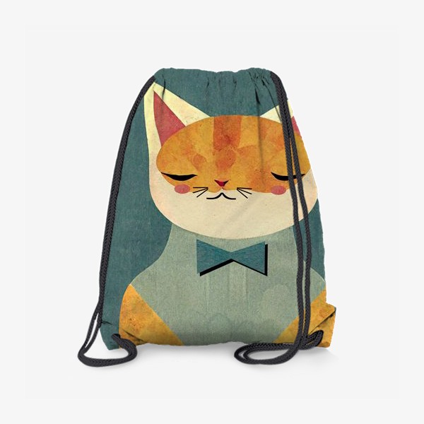 Рюкзак «рыжий кот с галстуком бабочка »