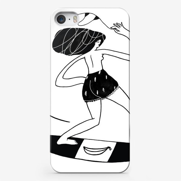 Чехол iPhone «девушка на серфе. surfgirl»