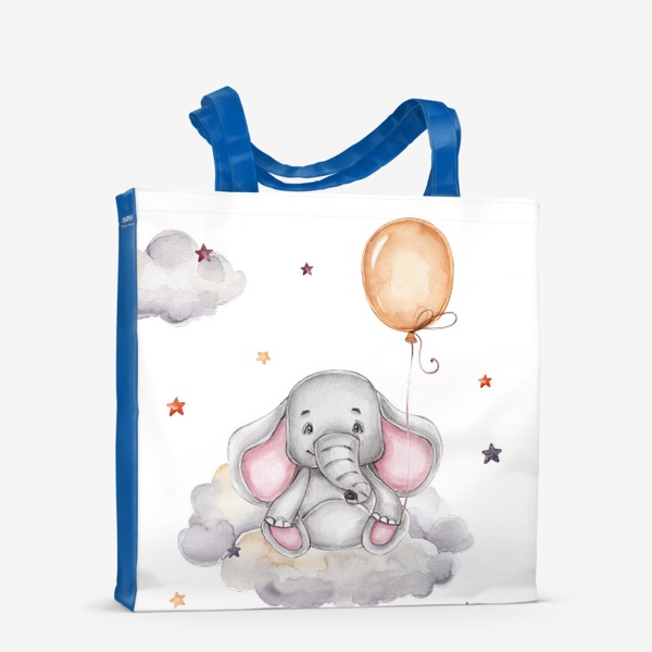 Сумка-шоппер «Слон на облаке»