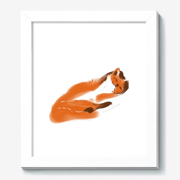 Картина «Сонная лисичка»