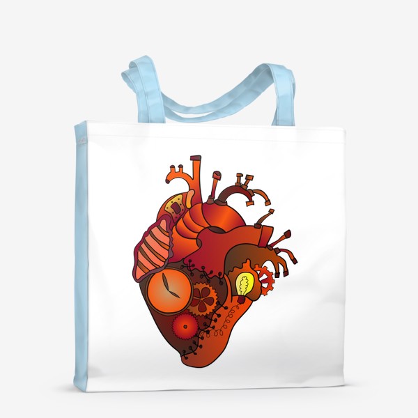 Сумка-шоппер «Механическое сердце»