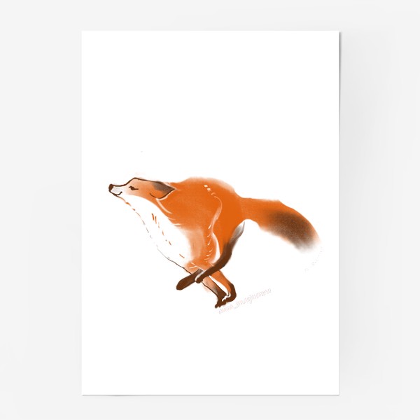 Постер «Лиса бежит»