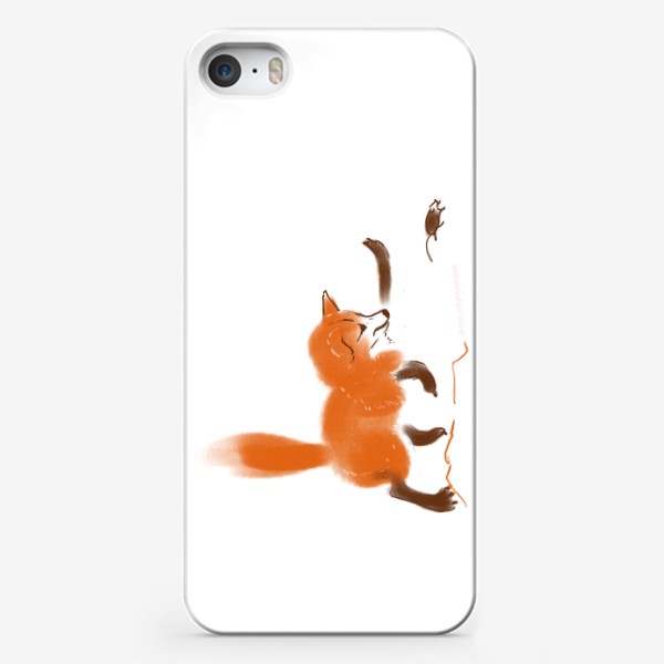 Чехол iPhone «Лиса охотится»