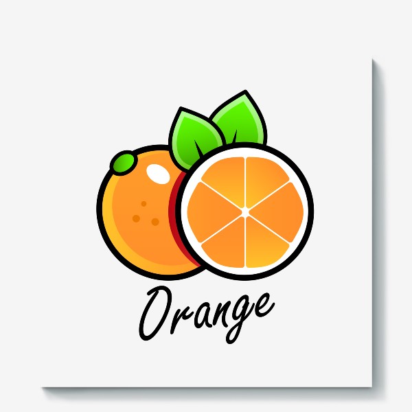 Холст «Апельсин»