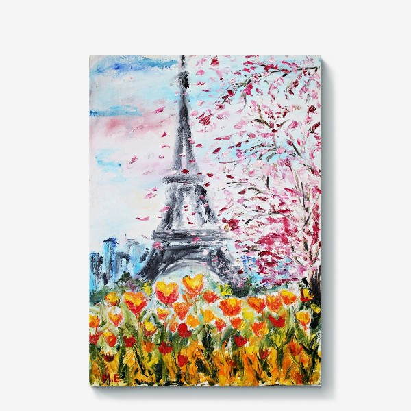 Холст «Весна в Париже»