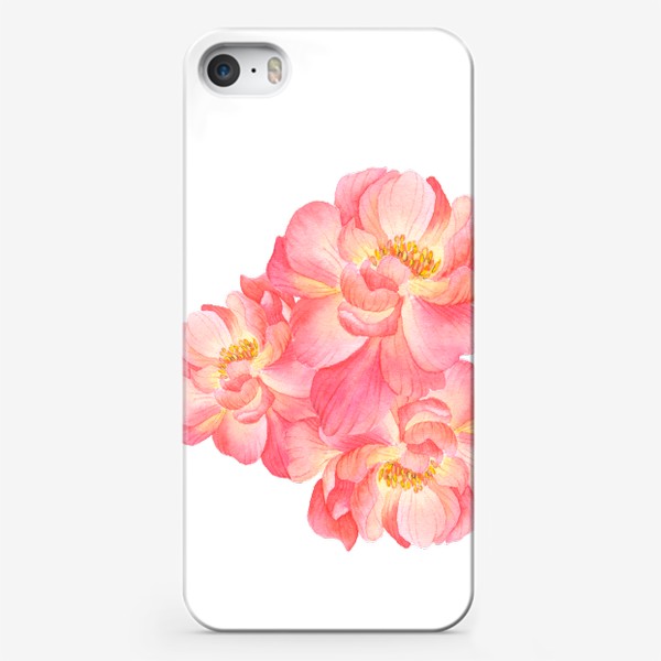 Чехол iPhone «Розовые пионы»