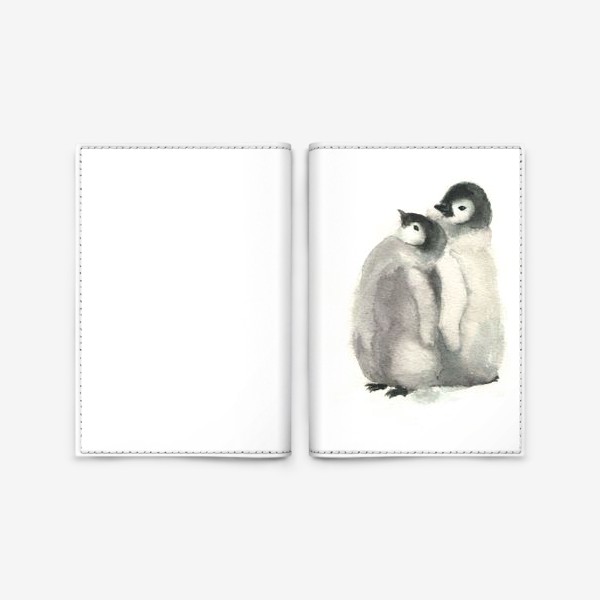 Обложка для паспорта «"Пингвинята"»