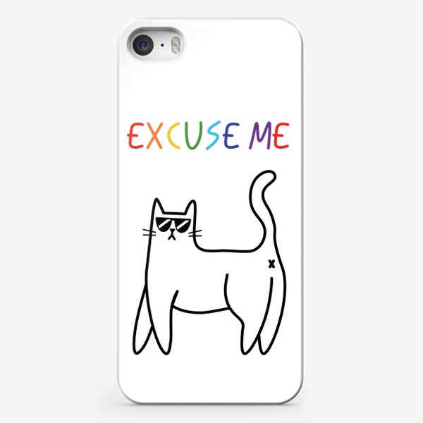 Чехол iPhone «Excuse me»