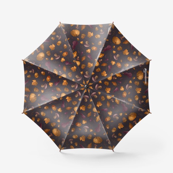 Зонт «Осенний паттерн »