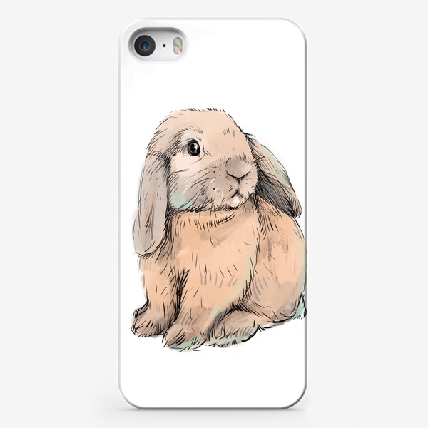 Чехол iPhone «Кролик 1 рыженький»
