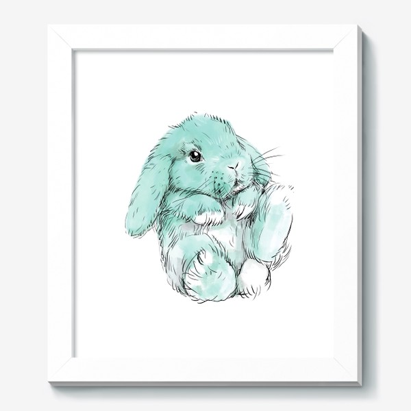 Картина «Кролик 2 мятный»