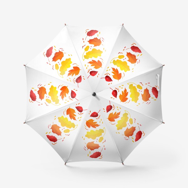 Зонт &laquo;Осенний листопад, кружатся яркие листья&raquo;