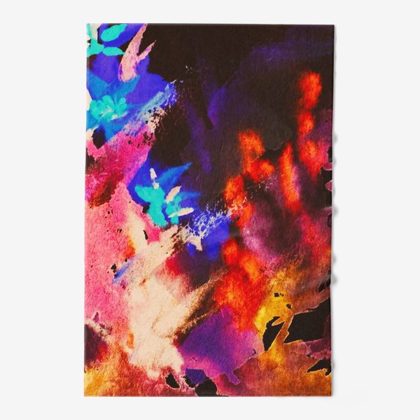 Полотенце &laquo;Акварель "Цветные сны" (Watercolor " Color dreams ")&raquo;