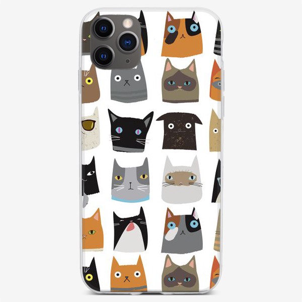 Чехол iPhone «Cats and kittens»