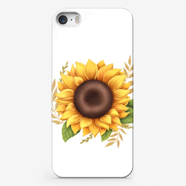 Чехол iPhone «Солнечный подсолнух»