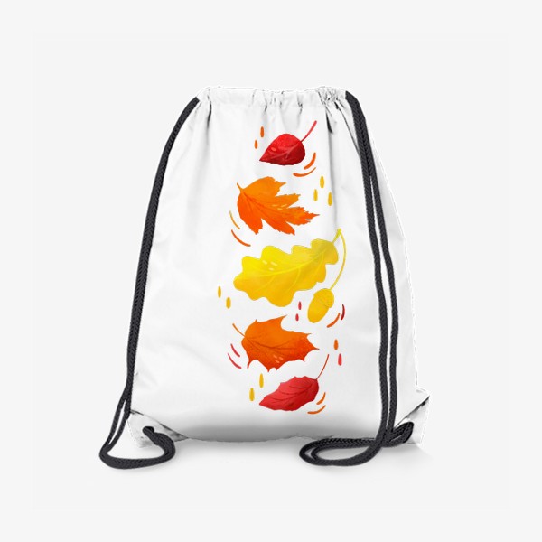 Рюкзак «Осенний листопад, кружатся яркие листья»