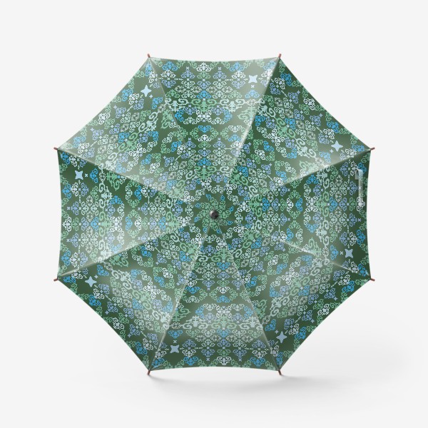 Зонт «Орнамент "Зеленое богатство" (Ornament " Green wealth")»