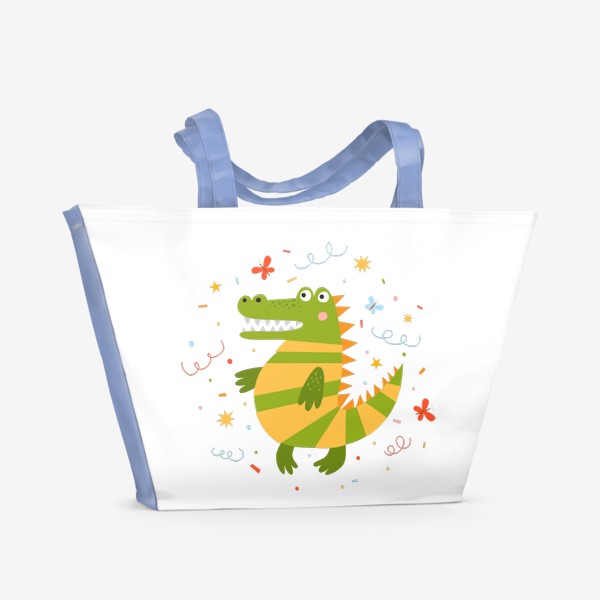 Пляжная сумка «Крокодильчик»