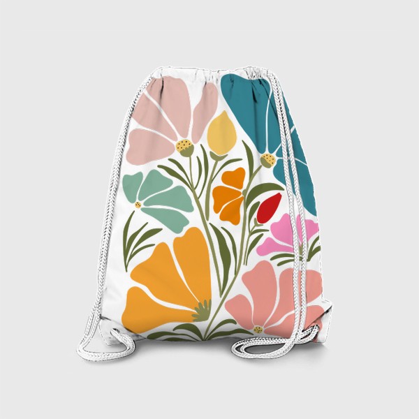 Рюкзак «Hand-drawn multicolored flower»