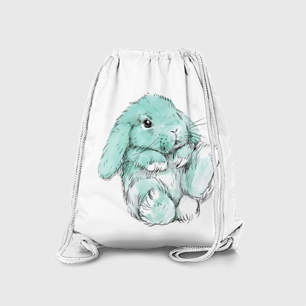 Рюкзак «Кролик 2 мятный»