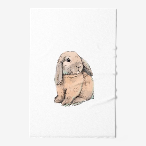 Полотенце «Кролик 1 рыженький»