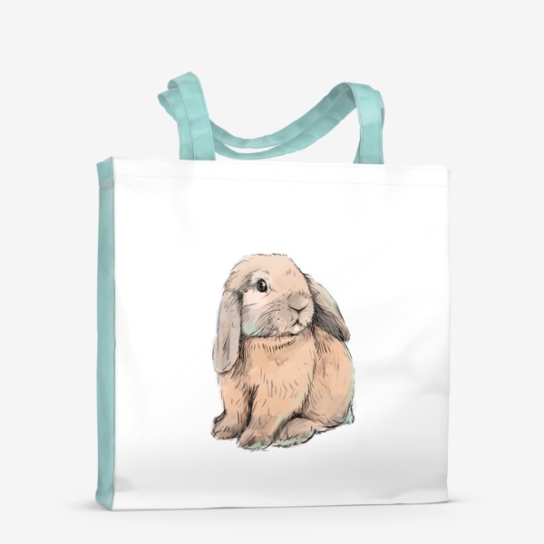 Сумка-шоппер «Кролик 1 рыженький»