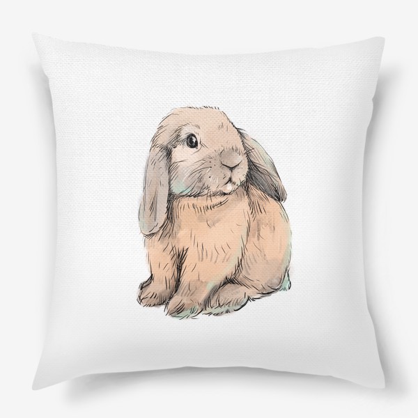 Подушка «Кролик 1 рыженький»