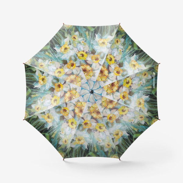 Зонт «Нарциссы. Картина маслом»
