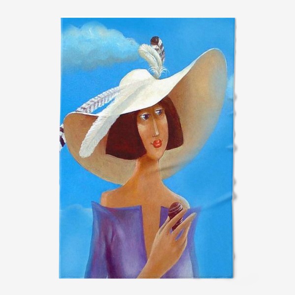 Полотенце «Дама в шляпе»
